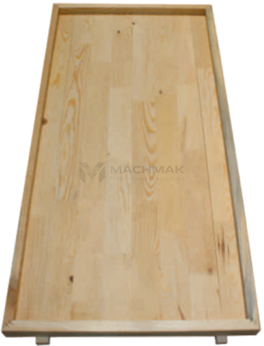 WOODEN TURKISH DELIGHT POURING TRAY