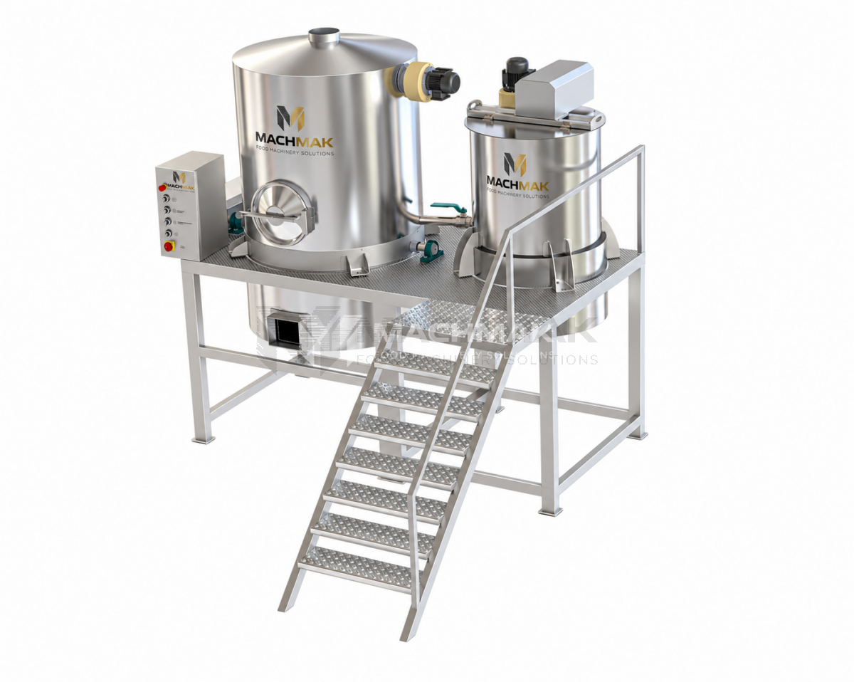 SUGAR BOILING AND HALVA WAX COOKING MACHINE