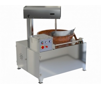 COPPER TURKISH DELIGHT COOKING MACHINE resmi